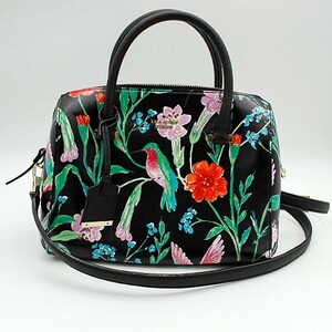 Kate spade ケイトスペード 2wayハンドバッグ PXRU7714 花柄 PVCレザー