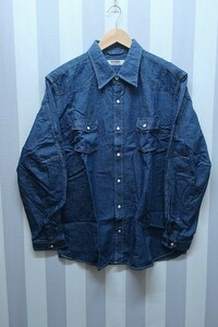 2-8203A/KANSAI JEANS 長袖デニムウエスタンシャツ カンサイジーンズ 