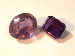 高品質アメジスト11.65ct 綺麗カット石amethyst 定番カット リユースの宝飾用ルース　9　パワーストーンまとめてたくさん大量同梱可 125-10