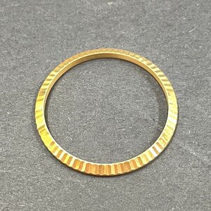 m002 H1(60) ROLEX ロレックス 純正品 4.0g YG ベゼル 750 K18 コンビ デイトジャスト 純正 時計パーツ