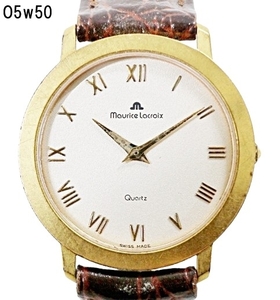 O5w50 腕時計 Mourice Lacroix クォーツ 現在不動 60サイズ