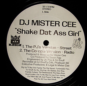 d*tab 試聴 DJ Mister Cee: Shake Dat Ass Girl [