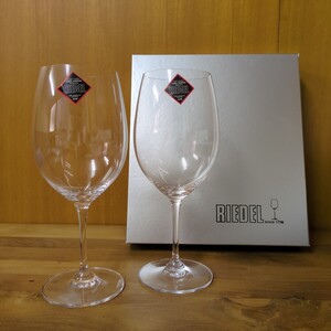 新品★ RIEDEL　 リーデル　 ワイングラス ペア ヴィノム ボルドー 416 0-2 保管品 ② 箱入り