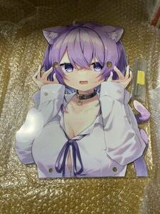 猫又おかゆ　BIGメガネ置き アクリルスタンド　活動3周年記念グッズ　ホロライブ　開封品