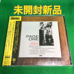 未開封新品　ＣＤ　ぺージ・ワン　ライブ・アット・ロニー・スコッツ　MYCJ30531 ストーリーヴィル・レーベル