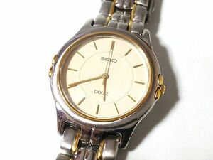 【Ky3☆】SEIKO/セイコー◇DOLCE/ドルチェ/8J41-6140/SACM077◇1998年製♂年差クオーツ/SSGP/コンビ/美品