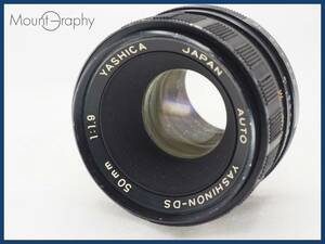 ★実用美品★ YASHICA ヤシカ AUTO YASHINON-DS 50mm F1.9 ★完動品★同梱可 M42マウント(Pentax MF) #i7055