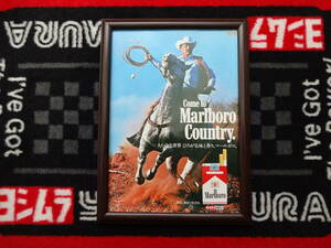 ★☆Marlboro 　マールボロ　日本タバコ産業　4 A4　当時物　広告　切抜き　雑誌　ポスター☆★