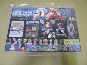 ◎販促物 店頭用切り取りPOP　ワンピース ワールドシーカー　ONE PIECE WORLD SEEKER