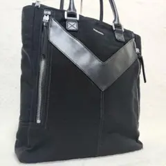 DIESEL トートバッグ MR.V-TOTE ナイロン レザー　A4収納可能