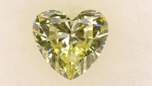 ダイヤ・ルース 裸石 2.143ct UNDER S)LIGHT YELLOW SI-2 ****/GD/GD STRONG BLUE NATURAL 8.21-8.81X4.82mm HS