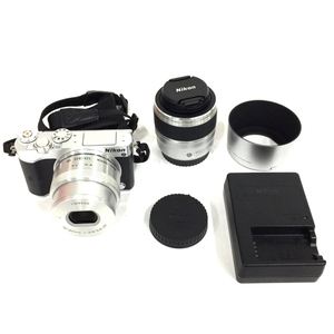 1円 Nikon 1 J5 1 NIKKOR 10-30mm 1:3.5-5.6 VR 30-110mm 1:3.8-5.6 VR ミラーレス一眼カメラ レンズ C081138