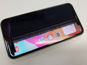 NF612 SIMフリー iPhoneXR イエロー 64GB ジャンク ロックOFF