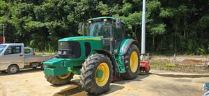 ☆千葉県市原市☆現物確認可☆　JOHN DEERE 6520 ジョンディア6520　110馬力　ウエイト10枚　油圧トップリンク