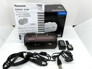 ☆ほぼ新品☆Panasonic パナソニック　HC-VX992MS ブラウン デジタルビデオカメラ #3054###