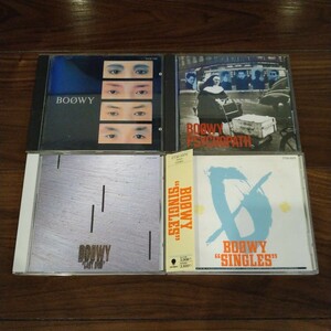 【送料無料】BOOWY CDアルバム 4タイトルセット BOOWY PSYCHOPATH LAST GIGS SINGLES ボウイ/氷室京介/布袋寅泰/ラストギグス/シングルス