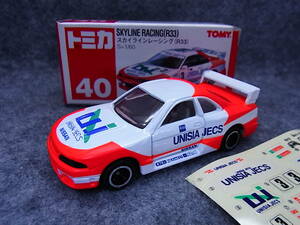トミカ 赤箱 40 スカイライン レーシング R33