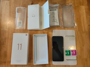 xiaomi mi 11 12−256GB グローバル　1/1.33インチセンサ　日本語対応　Googleplay対応　ハイエンドスマホ