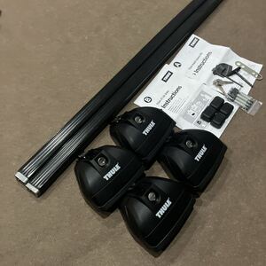 THULE マツダ プレマシー (CREW/CR3W)用 キャリアベースセット [フット753+スクエアバー7121+キット3080] MAZDA PREMACY ルーフキャリア