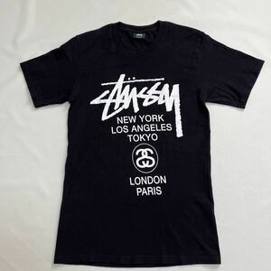 ■ Sサイズ■ STUSSY WORLDTOUR 限定 Tシャツ ( ステューシー レア old チャプト 周年 記念 限定 ワールドツアー レア ) ②