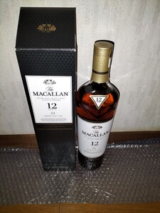 未開栓 THE MACALLAN ザ・マッカラン 12年 シングルモルト SHERRY OAK CASK シェリーオークカスク 700ml 箱付き 5