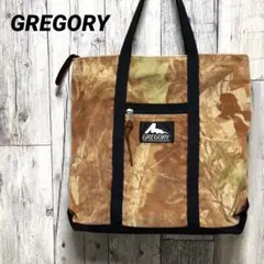 GREGORY グレゴリー USA製 トートバッグ 旧ロゴ リアルツリー カモ柄