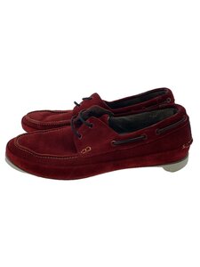 Paul Smith◆デッキシューズ/US8/RED/スウェード