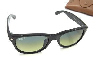 1円 ■美品■ Ray-Ban レイバン RB2132-F ポラライズド 偏光レンズ サングラス 眼鏡 メガネ メガネ ブラック系 FF7242