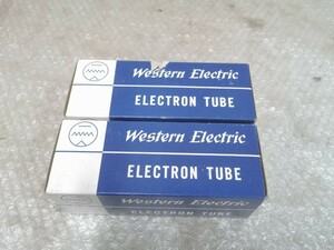 [ジャンク扱い　真空管 2個セット 元箱付き] Western Electric 300B