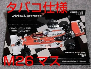 タバコ仕様 1/43 マクラーレン フォード M26 マス 2号車 1977 McLaren FORD