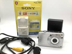 u0440 SONY ソニー Cyber-shot サイバーショット DSC-W50 コンパクトデジタルカメラ シルバー 付属品あり 通電確認済み