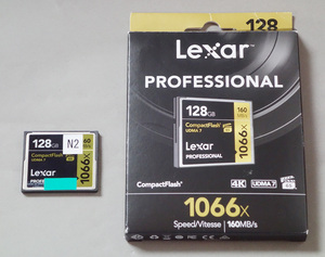 ☆ Lexar レキサー 128GB CFカード コンパクトフラッシュカード 1066X　実用品 N2 ☆