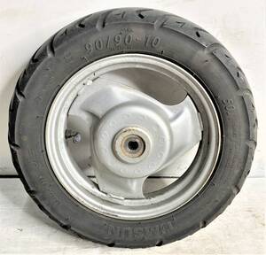 【CA4BA】スズキ アドレス タイヤ付きリアホイール/SUZUKI ADDRESS rear wheel with tire I2212-29