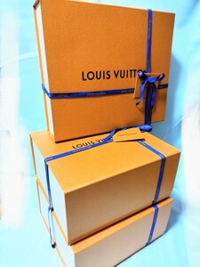 3箱セット【美品】 LOUIS VUITTON 空箱 ルイヴィトン 空き箱 BOX　収納ボックス　インテリア　プレゼント　マグネット