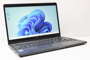 1円スタート ノートパソコン Windows11 2in1PC 富士通 LIFEBOOK U939X/A 第8世代 Core i5 SSD256GB メモリ8GB タブレットPC カメラ タッチ