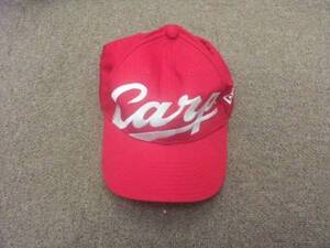 【カキ-中古】(広島カープ)ニューエラキャップ ロゴ(Carp)　帽子