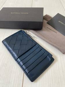 大人気！美品！送料込み！BOTTEGA VENETA ボッテガヴェネタ コンパクトウォレット　ミニ財布　フラグメントケース　フラップ　小銭入れ 