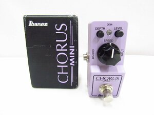 Ibanez アイバニーズ CHORUS MINI CSMINI コーラス 箱つき 動作確認済み ギター用エフェクター 中古品 ★090151