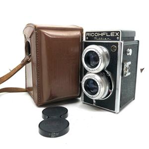 【C5867】RICOH リコーフレックス Ricohflex Million 8cm F3.5 フイルムカメラ 二眼レフカメラ アンティーク クラシックカメラ