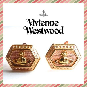 ● Vivienne Westwood ピアス 新品 BENITA ピンクゴールド オーブ ヴィヴィアンウエストウッド ORB 六画型 シンプル