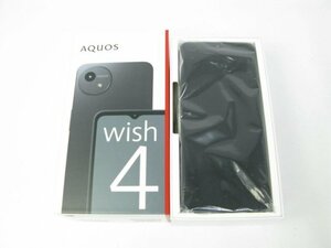 新品 未使用 SHARP AQUOS wish4 A403SH SoftBank版SIMフリー ブラック【ch0953】