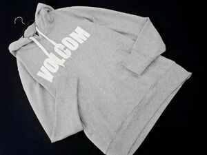 Volcom ボルコム ロゴプリント プルオーバー パーカー sizeM/グレー ◇■ ☆ eja8 メンズ