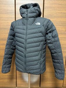 THE NORTH FACE(ザ・ノースフェイス）THUNDER HOODIE（サンダーフーディ）NY82011 ブラック M 高機能ハイブリッドダウン！ GOLDWIN正規品