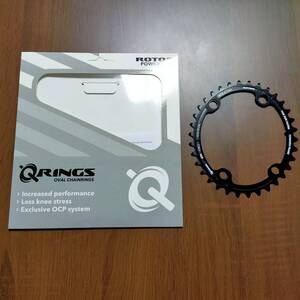 Q-RINGS 34T BCD110mm 4穴　シマノ　SHIMANO　ROTOR ローター　ALDHU　