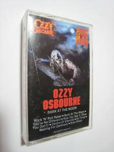 【カセットテープ】 OZZY OSBOURNE / BARK AT THE MOON US版 オジー・オズボーン 月に吠える JAKE E. LEE