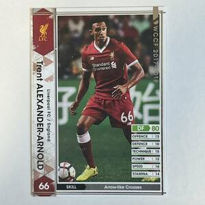 ♪♪WCCF 17-18 白 トレント・アーノルド・アーノルド Trent Alexander-Arnold Liverpool 2017-2018♪三点落札で普通郵便送料無料♪