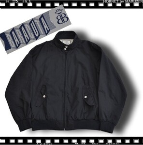 サイズ４２（XＬ～ＸＸＬ相応）BARACUTA BLUE LINE ハリントンジャケット　バラク－タスイングトップ　ブラック　新品　ゴルフウエアー