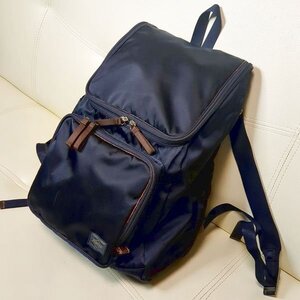 定価36,300円 ポーター プラン リュック ネイビー デイパック PORTER PLAN RUCKSACK 728-08703