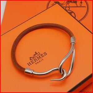 正規品 エルメス Herms バングル Bangle ジャンボレザー Jumbo leather 箱 Branded box ショッパー Shopper 美品 Authentic Mint