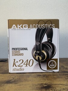 AKG K240 studio ヘッドホン アーカーゲー モニターヘッドホン セミオープンエアー型 ヘッドフォン 有線 スタジオヘッドホン